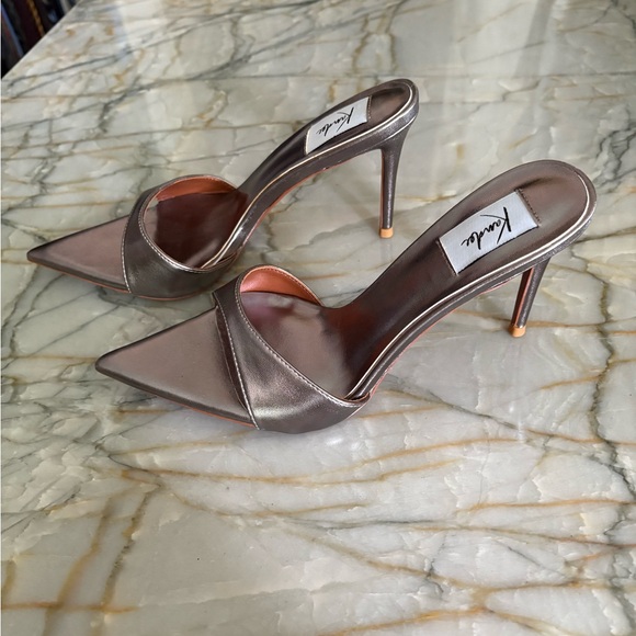 Kandee uk heels Women’s Silver Stiletto Heels - Picture 6 of 6